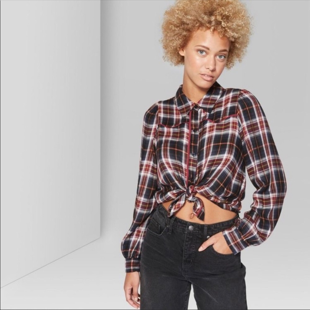 Wild Fable plaid top
